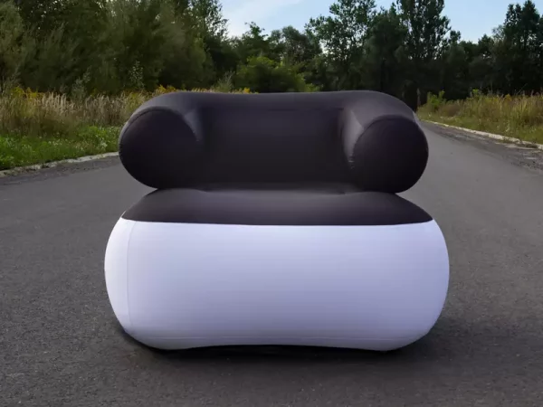 Advertising Armchair – Black and White