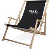 Advertising Deckchair With Armrest Parsa