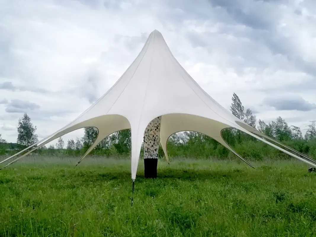 Pascal Startent Tent With Flower Printed Mast