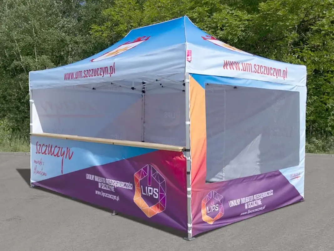 Pop-up Tent With Counter