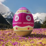 Advertising Easter Egg –  on the meadow