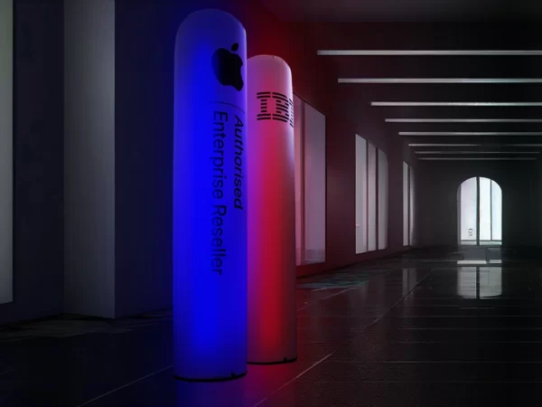 Constant-pressure Pillars With LED Lighting