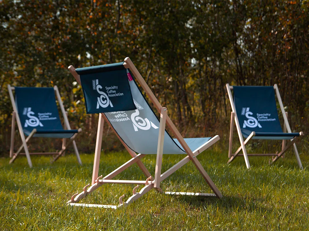 Advertising Deckchairs With Additional Fabric 2
